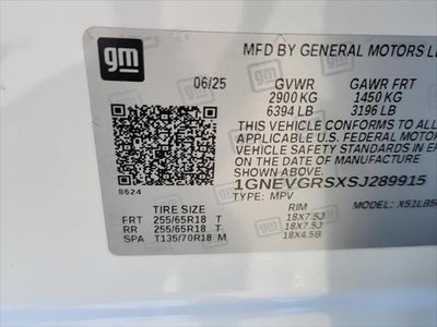 2025 Chevrolet Traverse LT