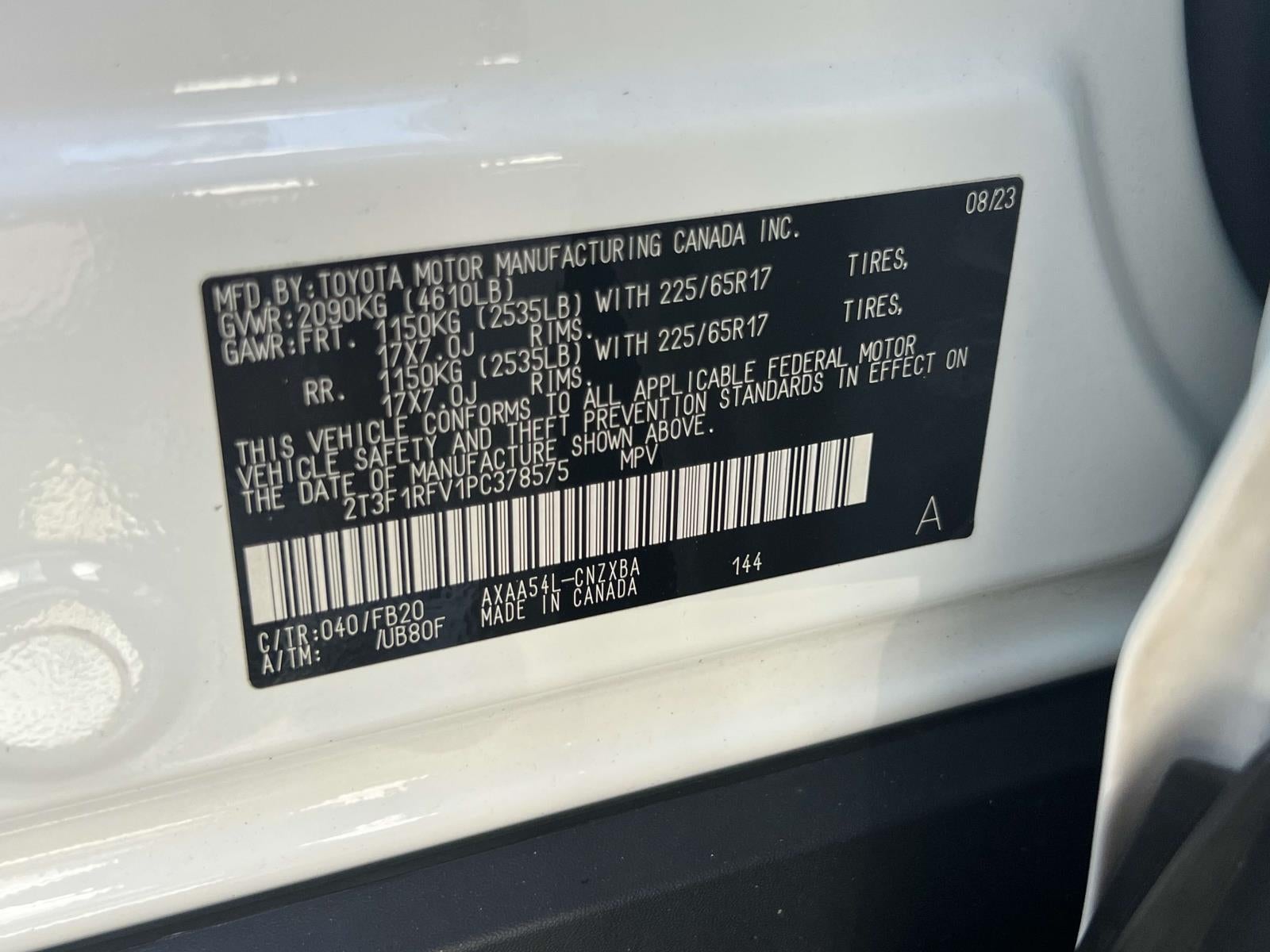 2023 Toyota RAV4 LE AWD (Natl)