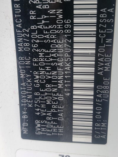 2023 Toyota Camry SE