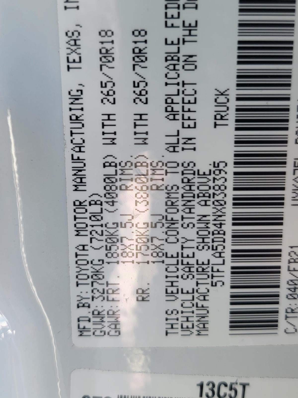 2022 Toyota Tundra 4WD SR5