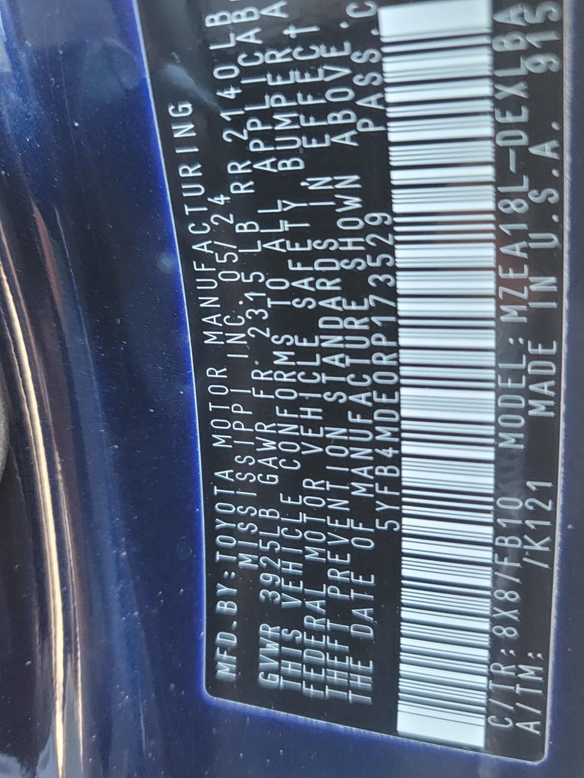 2024 Toyota Corolla LE