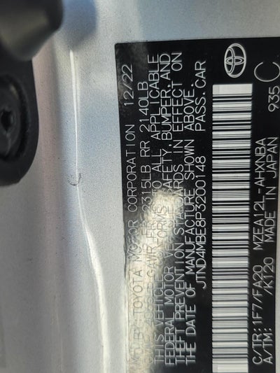 2023 Toyota Corolla Hatchback SE