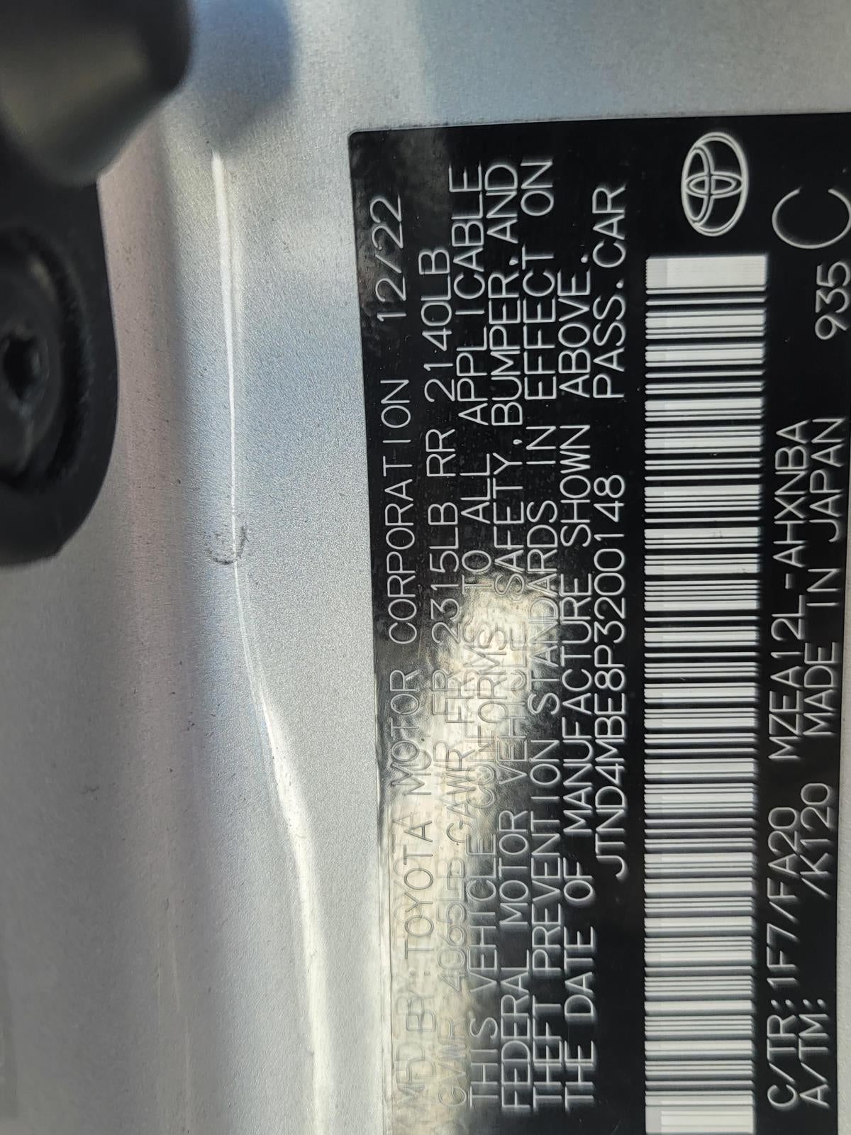 2023 Toyota Corolla Hatchback SE