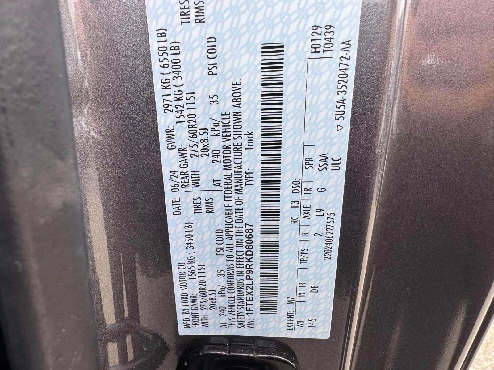 2024 Ford F-150 STX 4WD SuperCab 6.5' Box