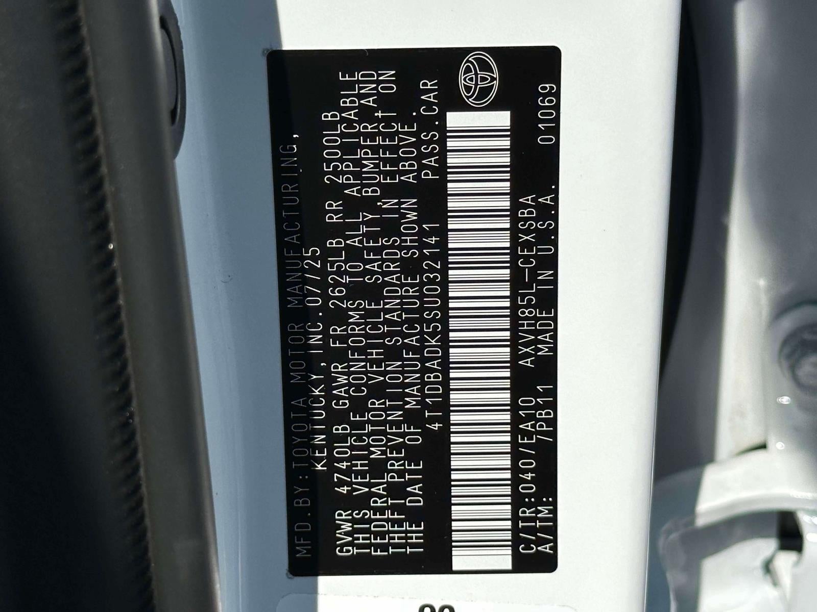 2025 Toyota Camry SE AWD