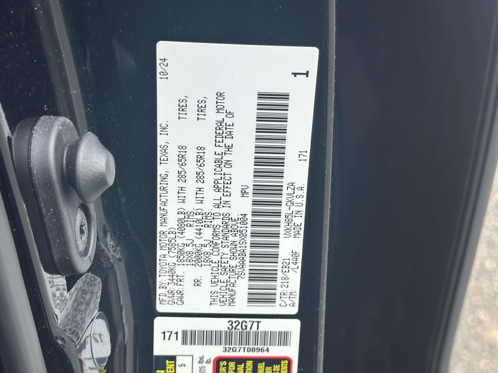 2025 Toyota Sequoia TRD Pro 4WD (Natl)