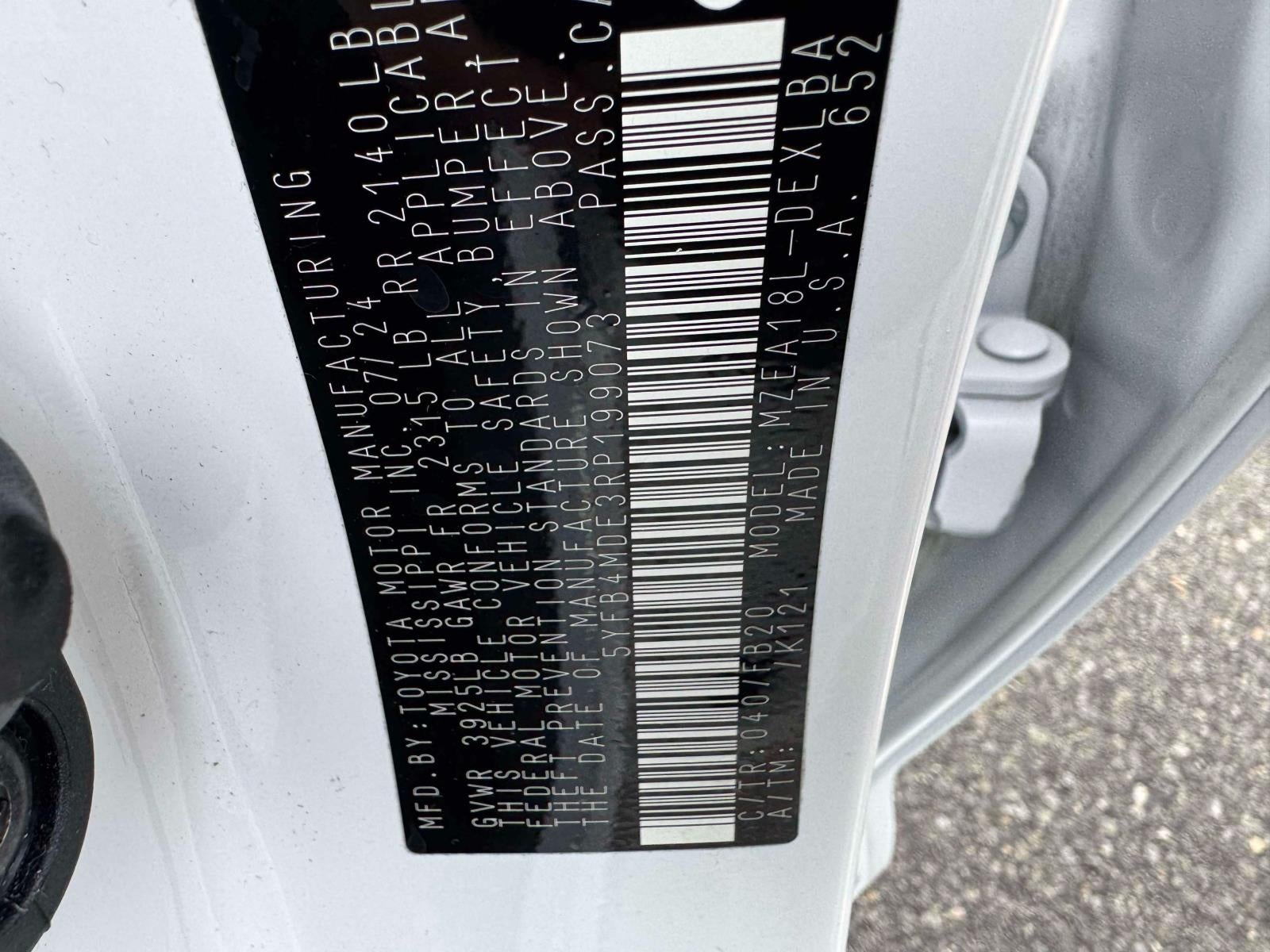 2024 Toyota Corolla LE CVT (Natl)