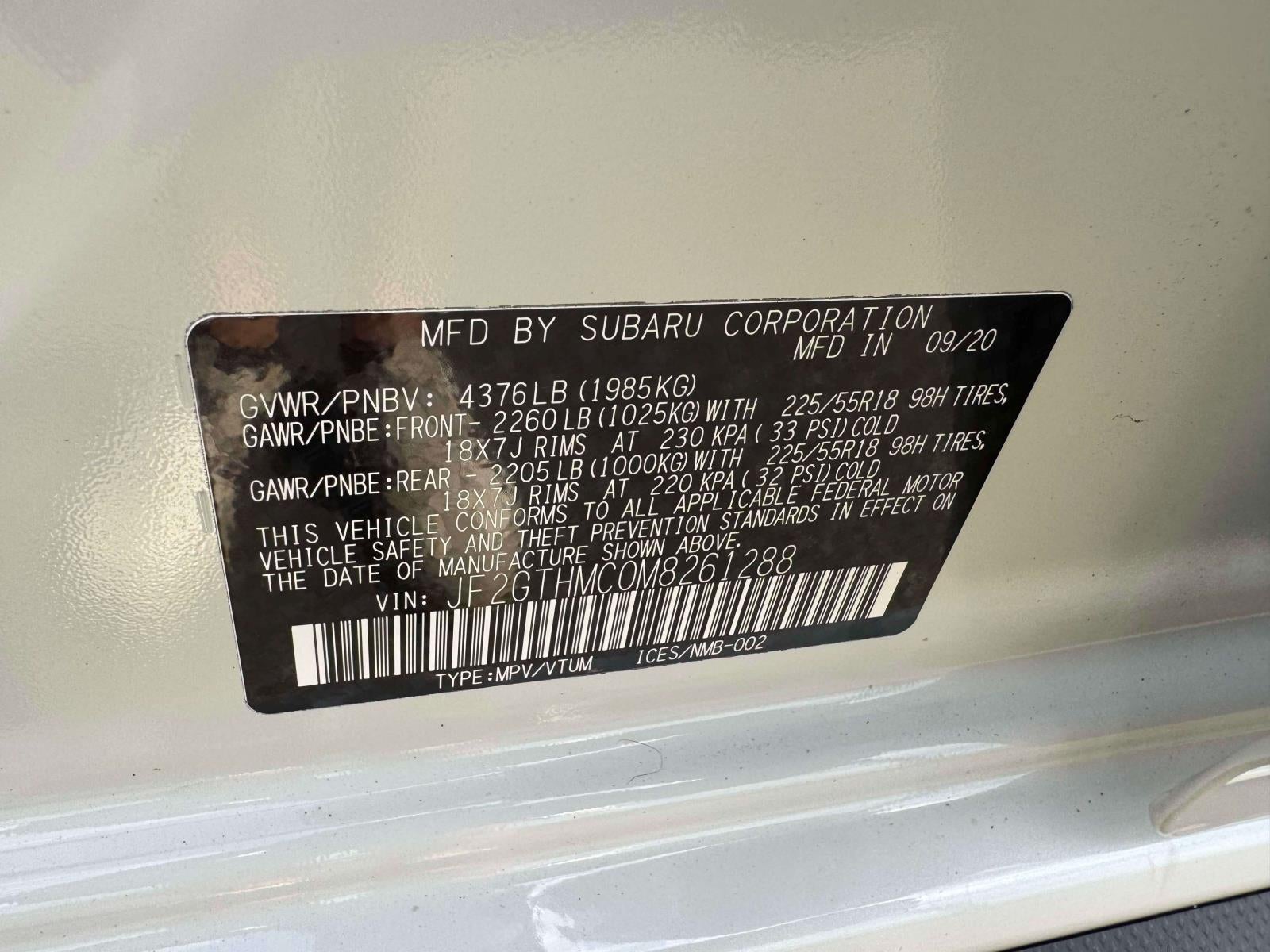 2021 Subaru Crosstrek Limited CVT