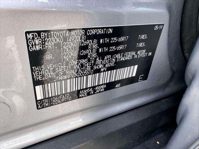 2019 Toyota RAV4 Hybrid XLE AWD (Natl)