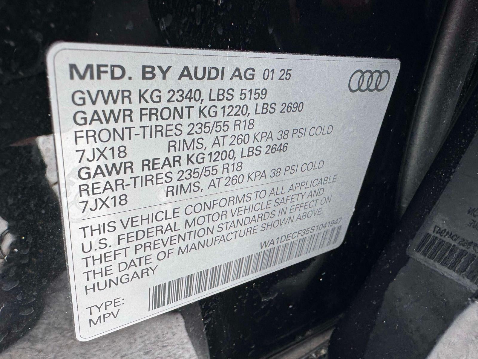 2025 Audi Q3 Premium