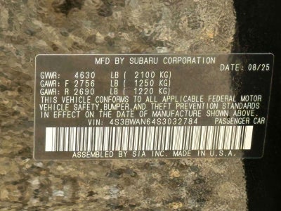 2025 Subaru Legacy Limited AWD