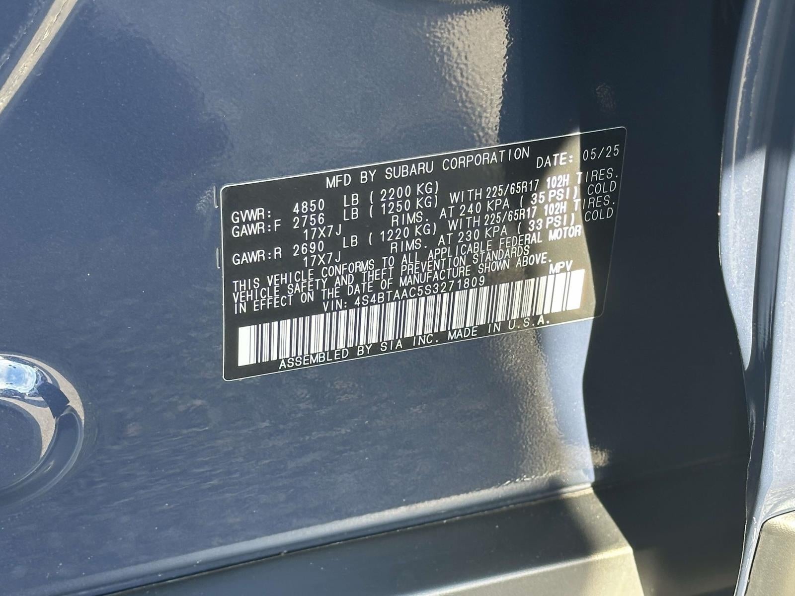 2025 Subaru Outback AWD