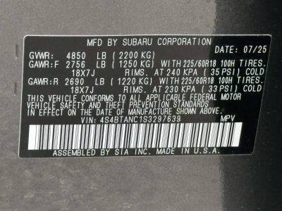 2025 Subaru Outback Limited AWD