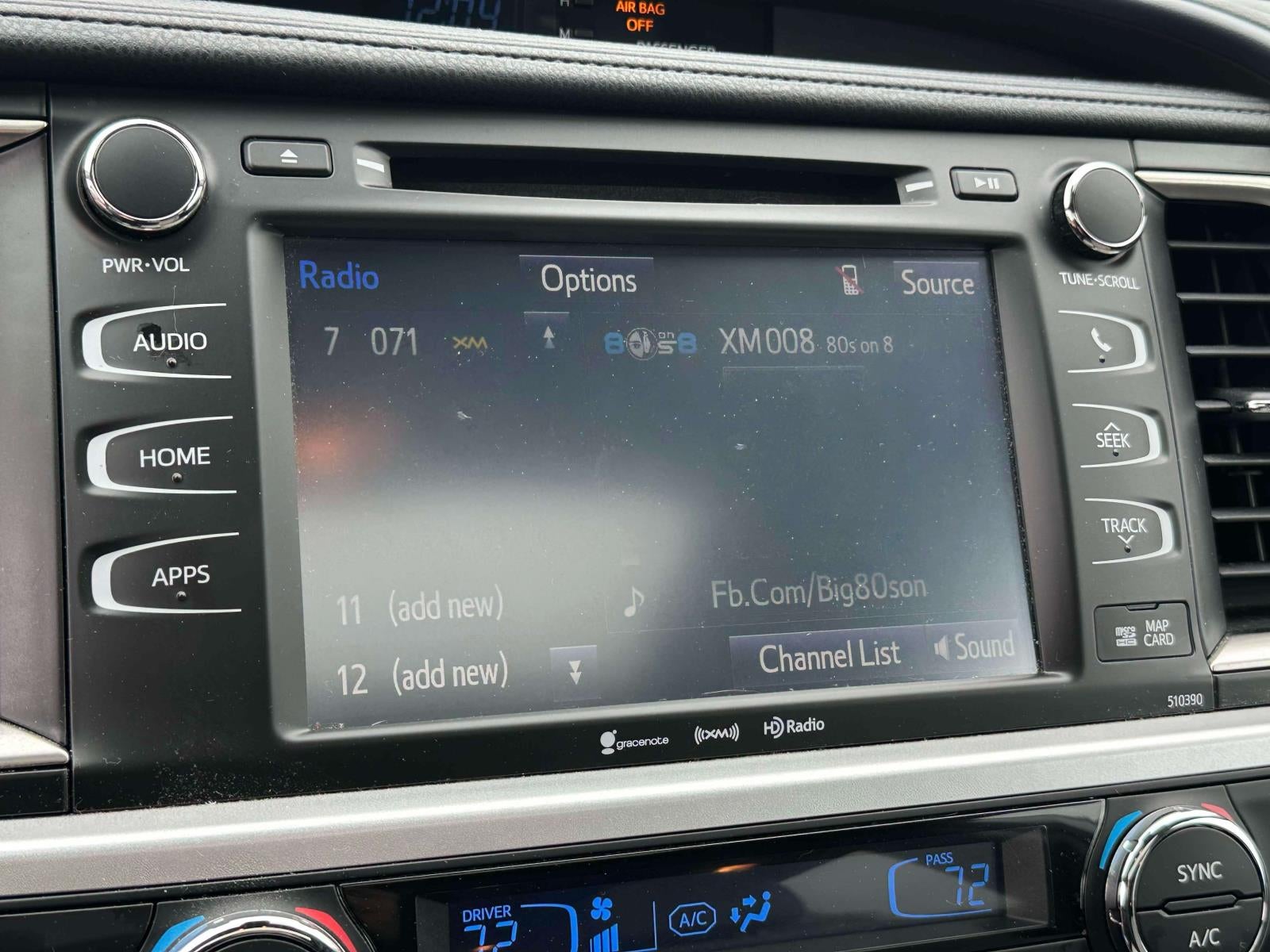 2019 Toyota Highlander XLE V6 AWD (Natl)