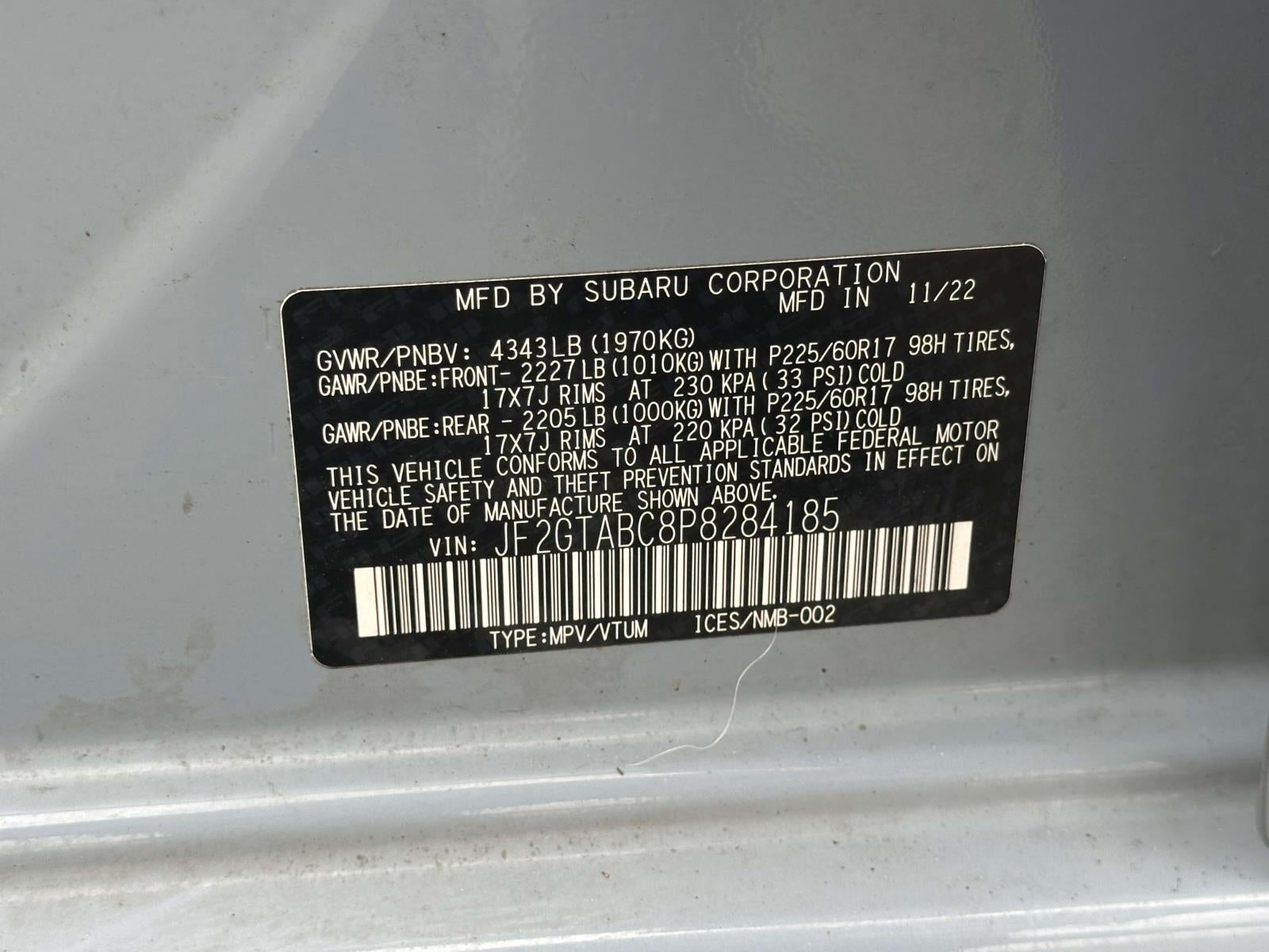 2023 Subaru Crosstrek CVT