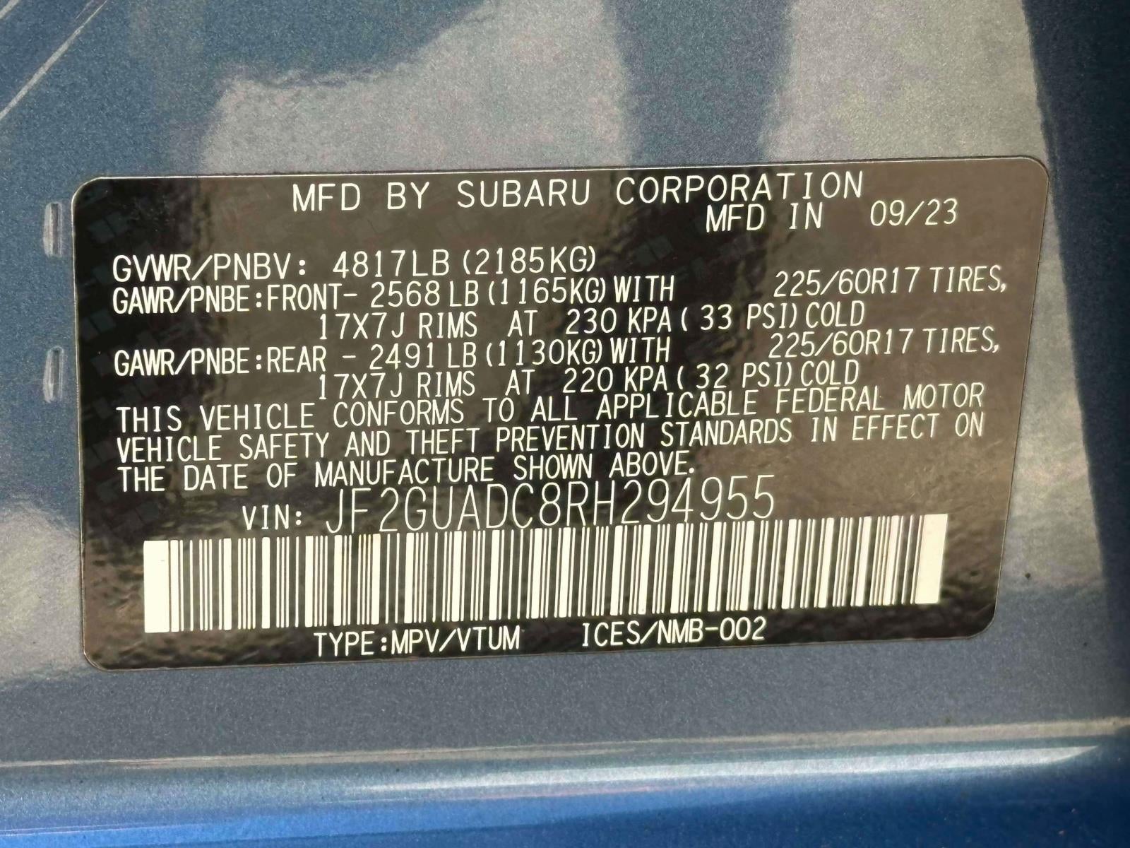 2024 Subaru Crosstrek Premium AWD
