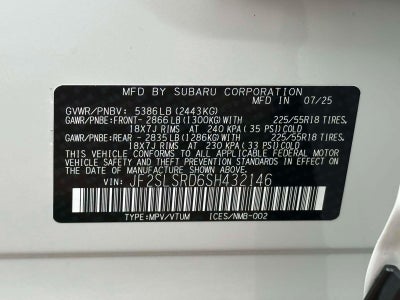 2025 Subaru Forester Limited Hybrid AWD