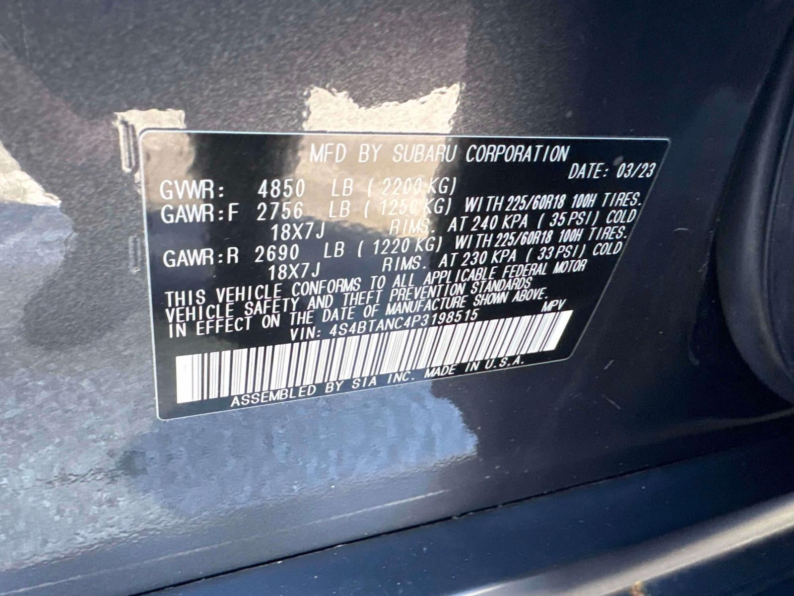 2023 Subaru Outback Limited CVT