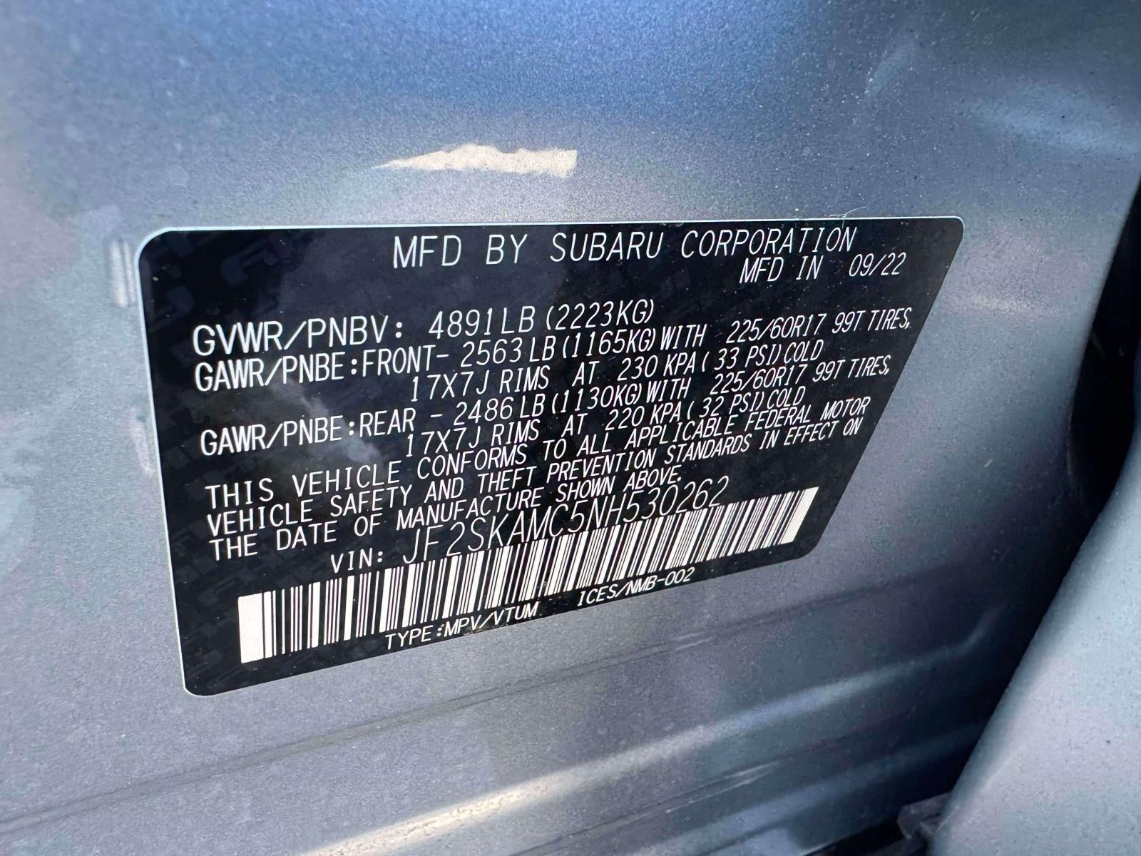 2022 Subaru Forester Wilderness CVT