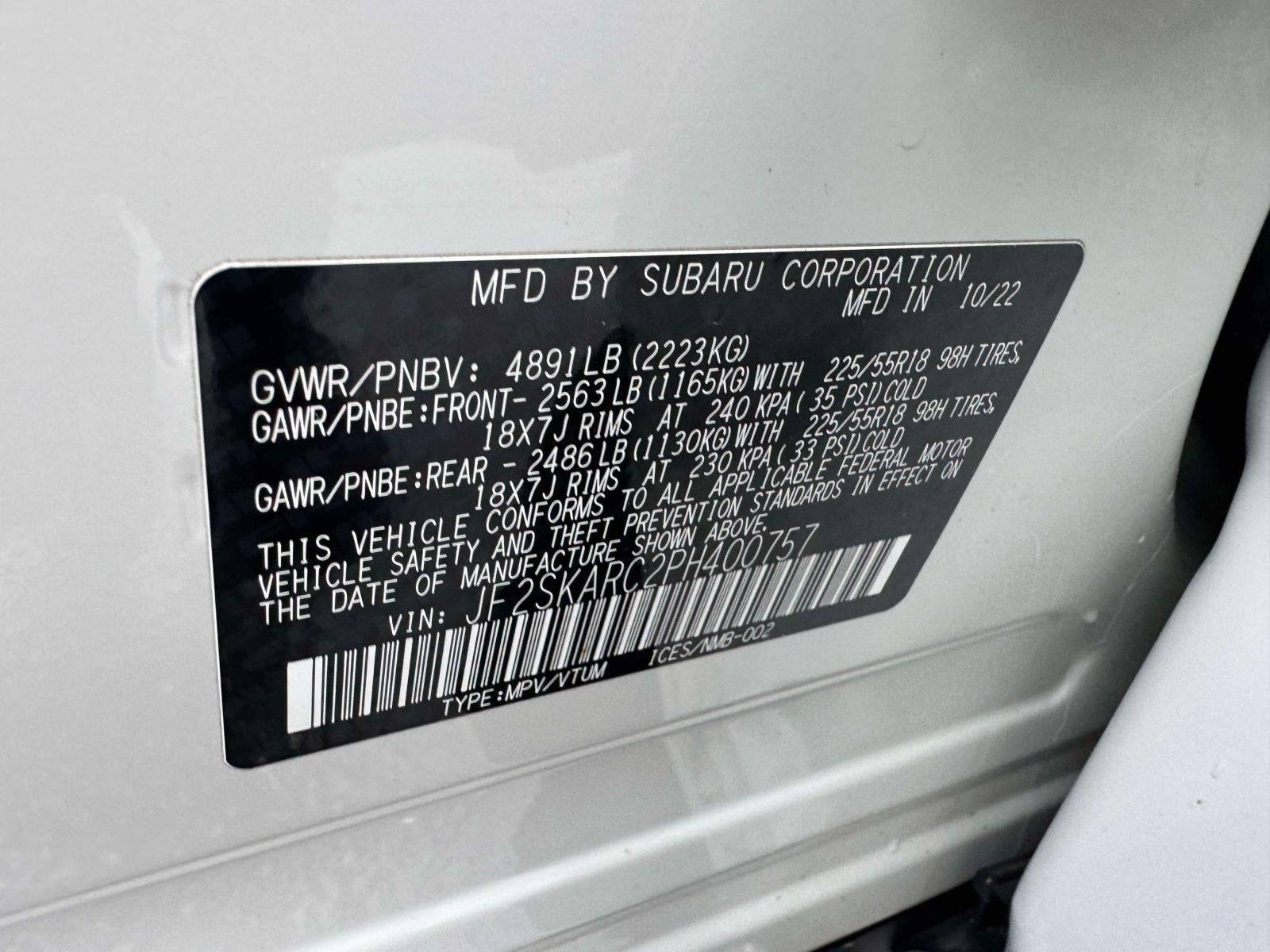 2023 Subaru Forester Touring CVT