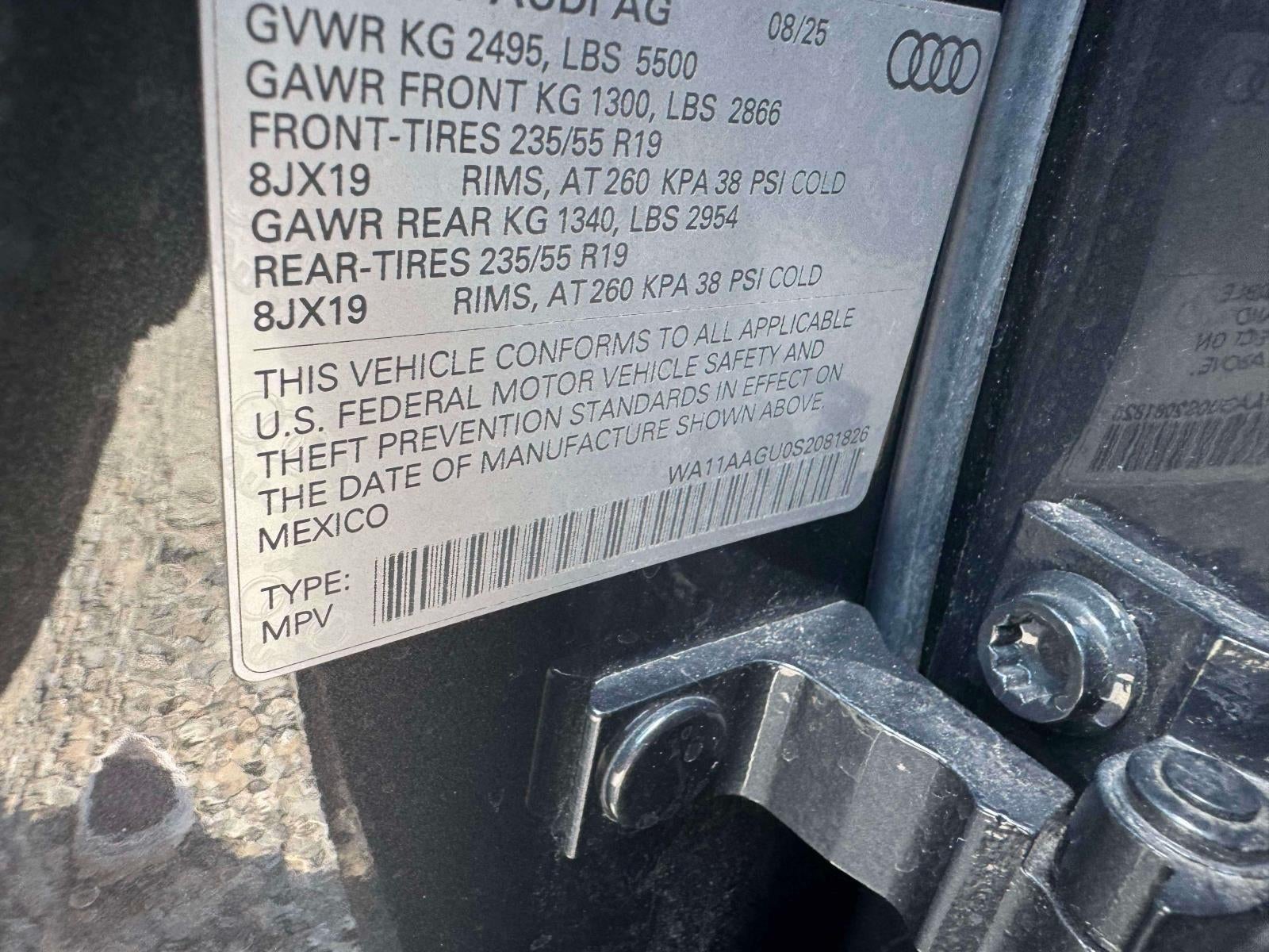 2025 Audi Q5 Premium 2.0 TFSI quattro