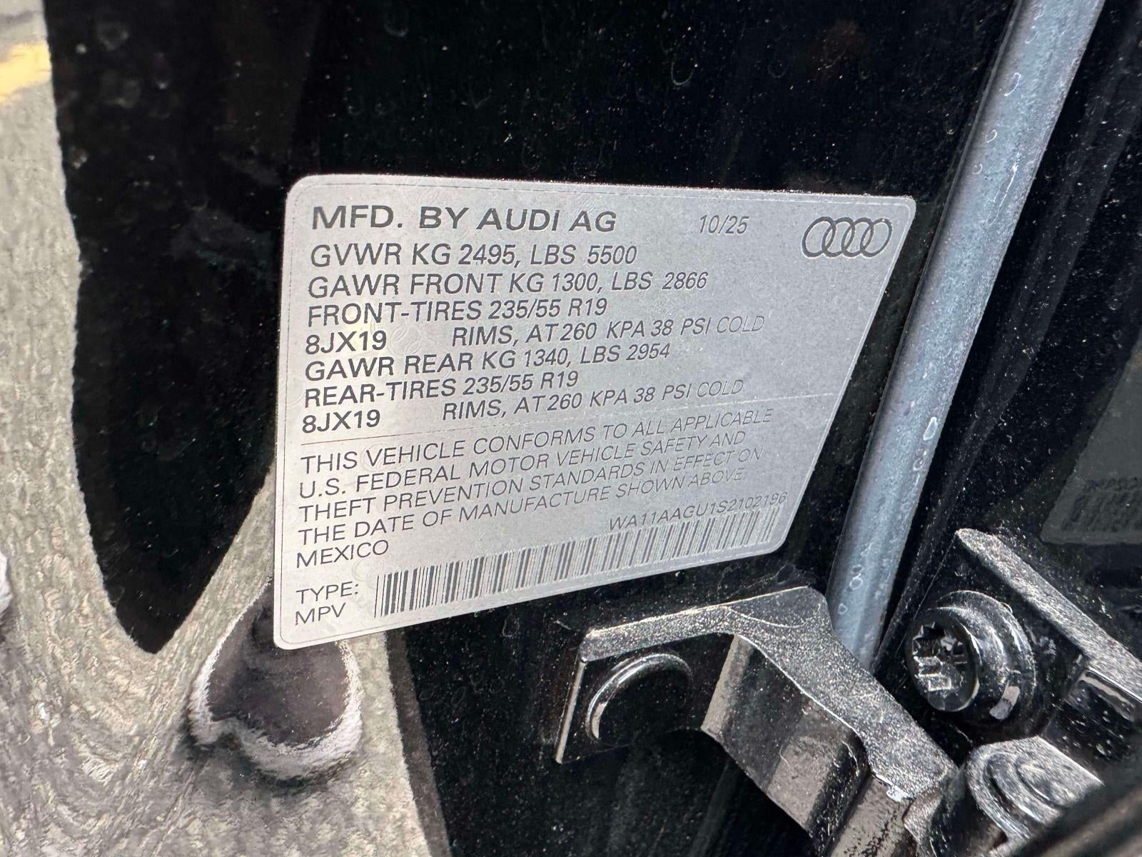 2025 Audi Q5 Premium 2.0 TFSI quattro