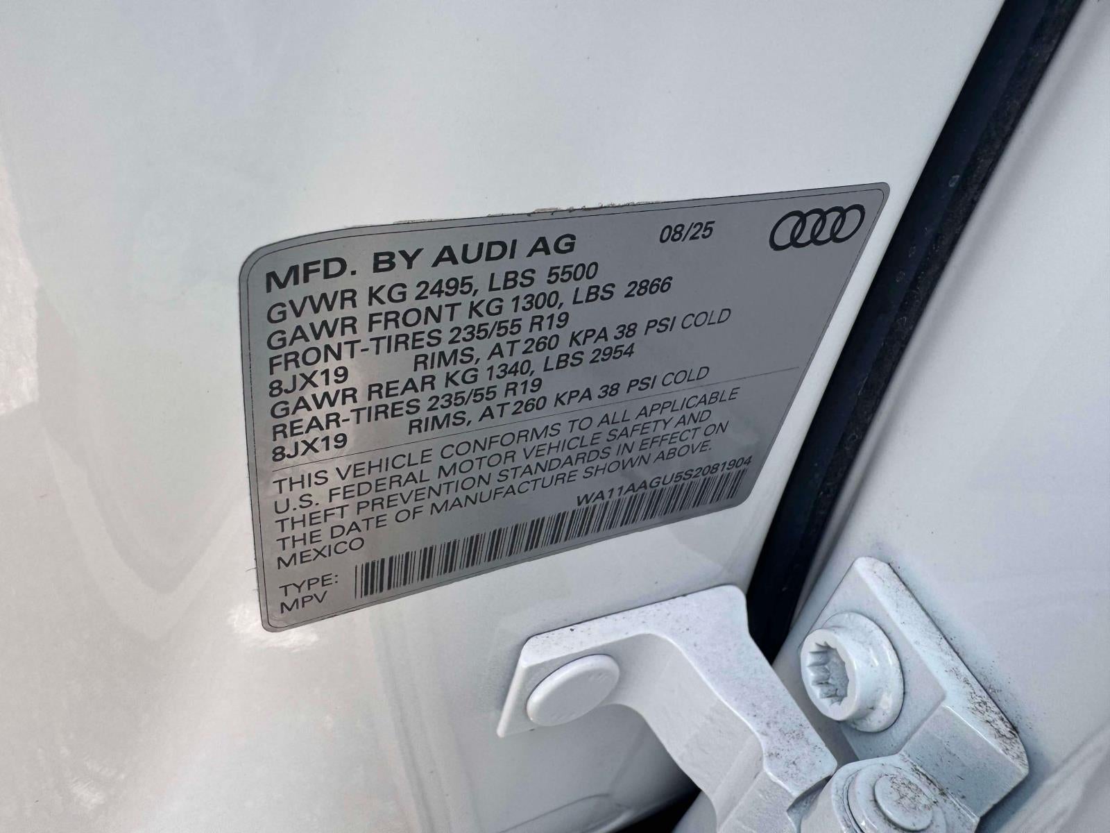 2025 Audi Q5 Premium 2.0 TFSI quattro