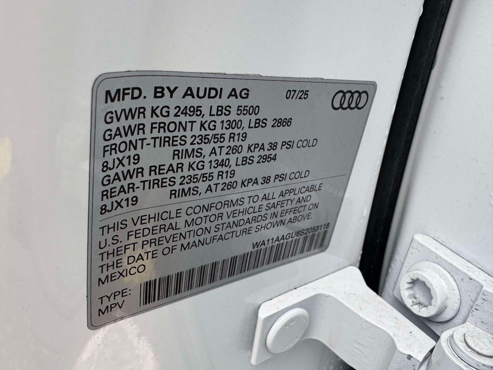 2025 Audi Q5 Premium 2.0 TFSI quattro