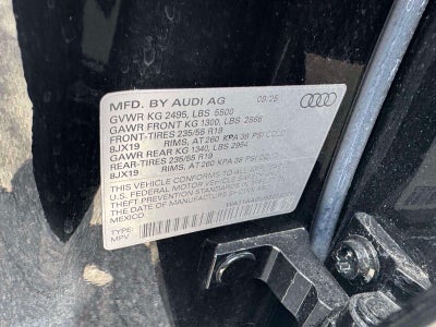 2025 Audi Q5 Premium 2.0 TFSI quattro