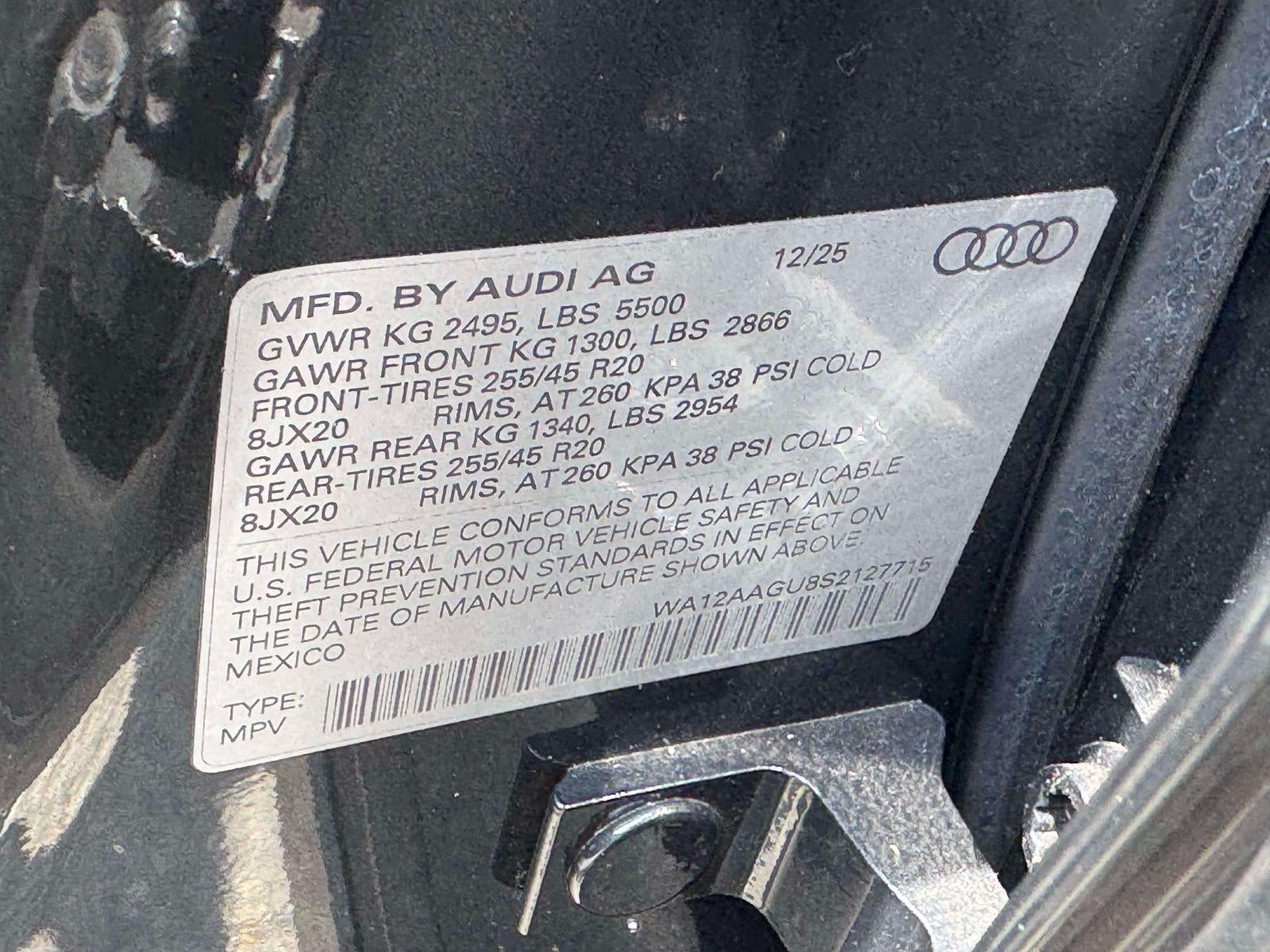 2025 Audi Q5 Premium Plus 2.0 TFSI quattro