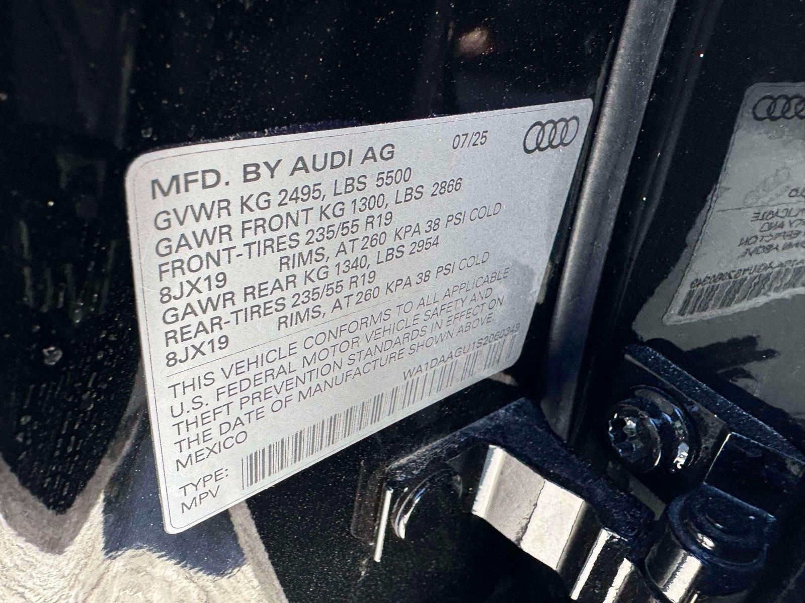 2025 Audi Q5 Sportback Premium 2.0 TFSI quattro