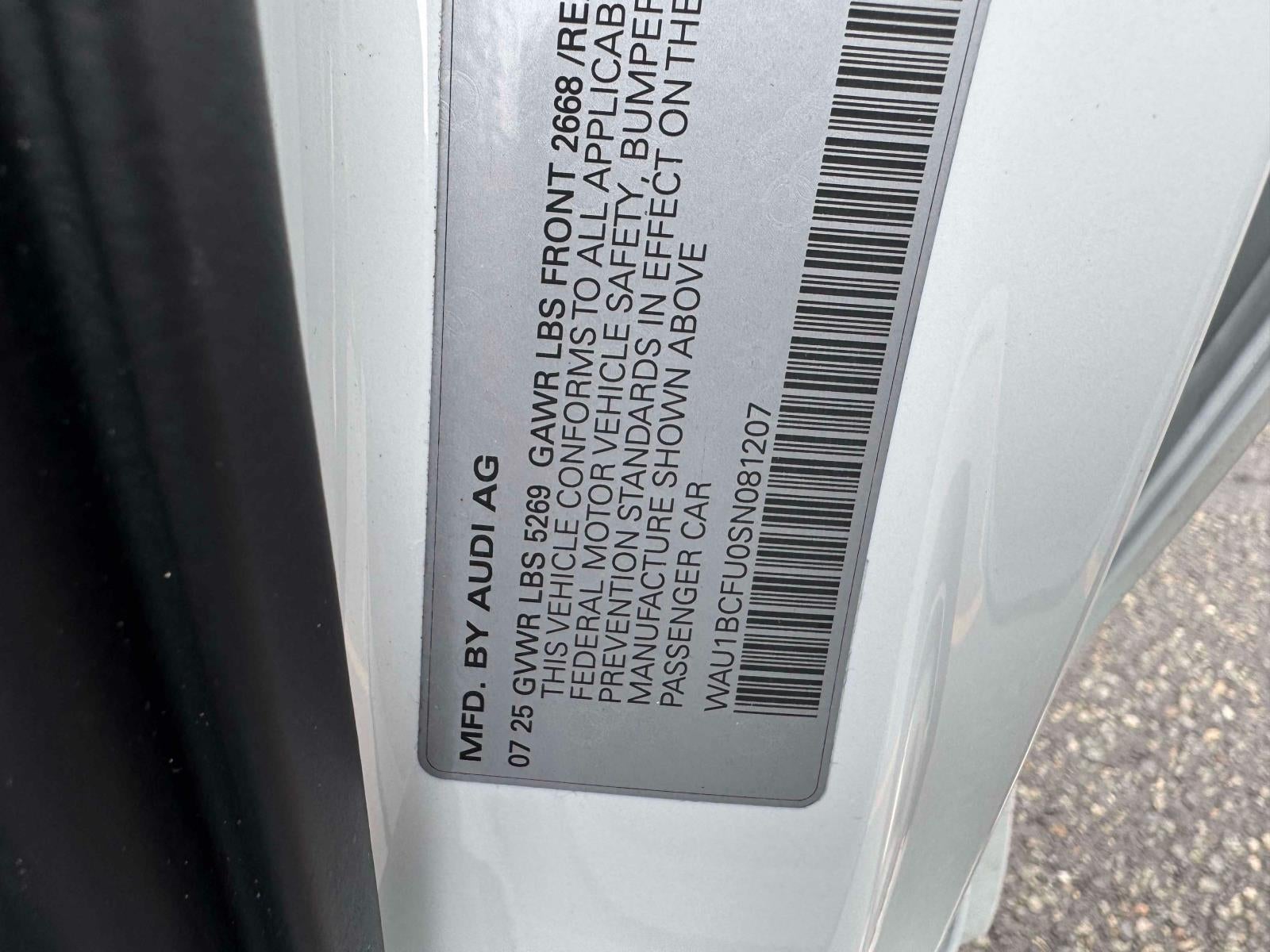 2025 Audi A5 Premium 2.0 TFSI quattro