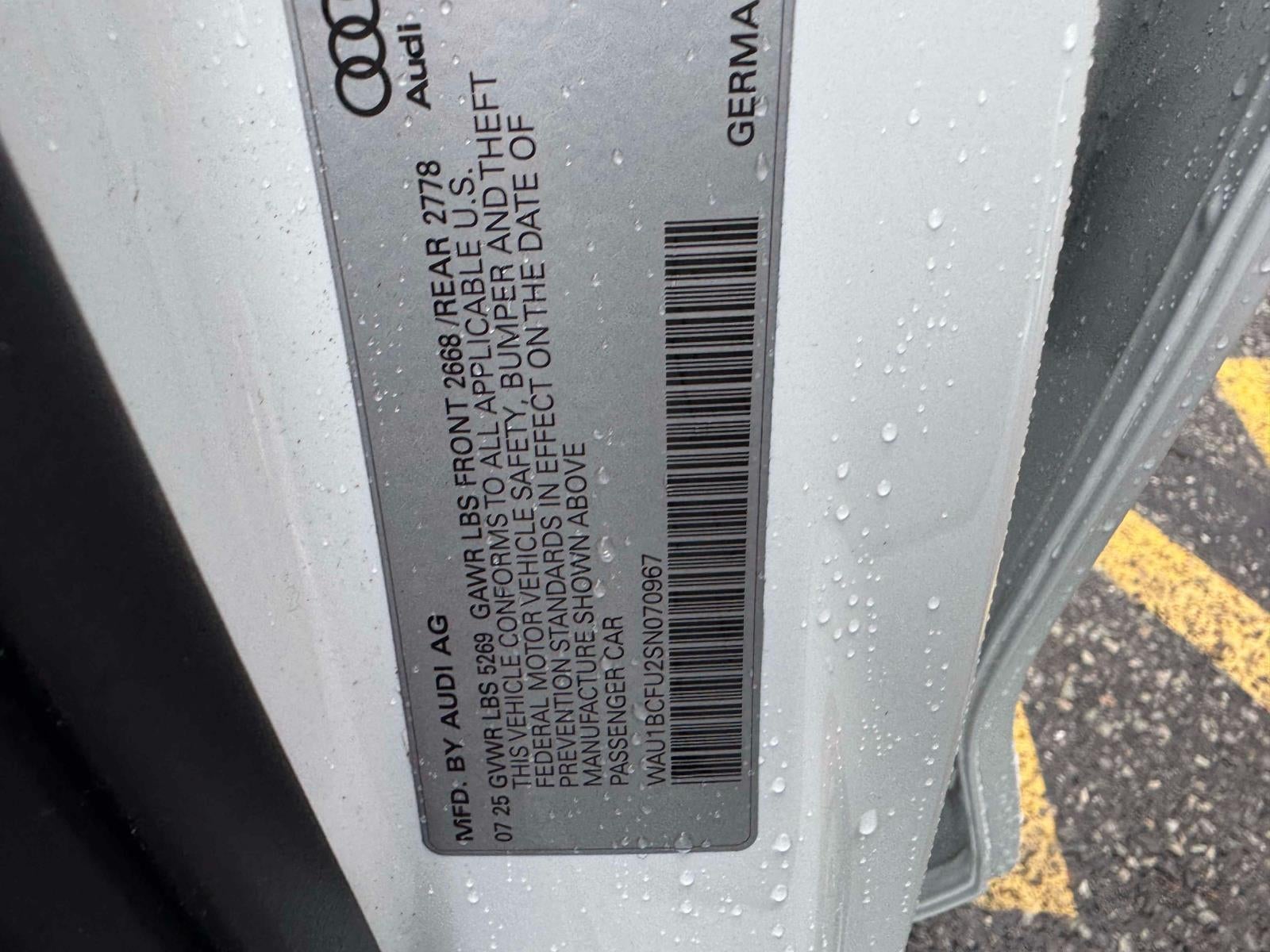 2025 Audi A5 Premium 2.0 TFSI quattro