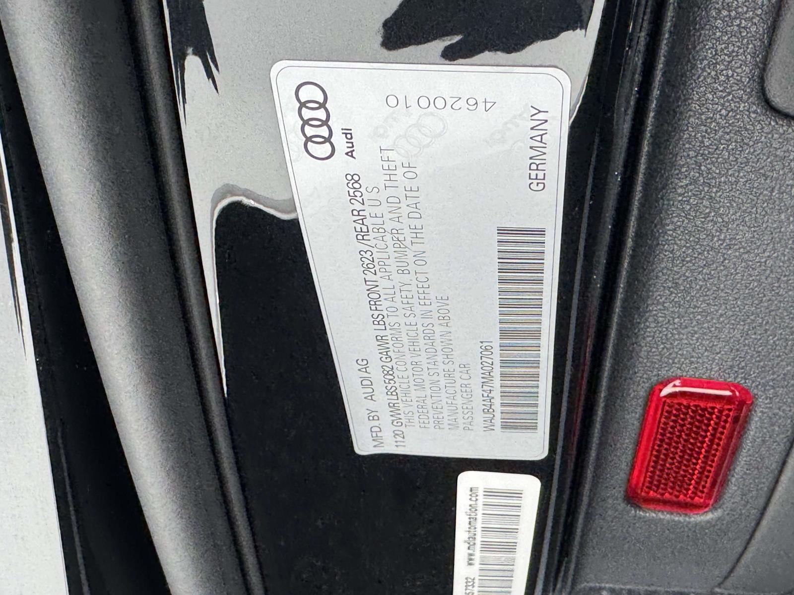 2021 Audi S4 Premium Plus 3.0 TFSI quattro