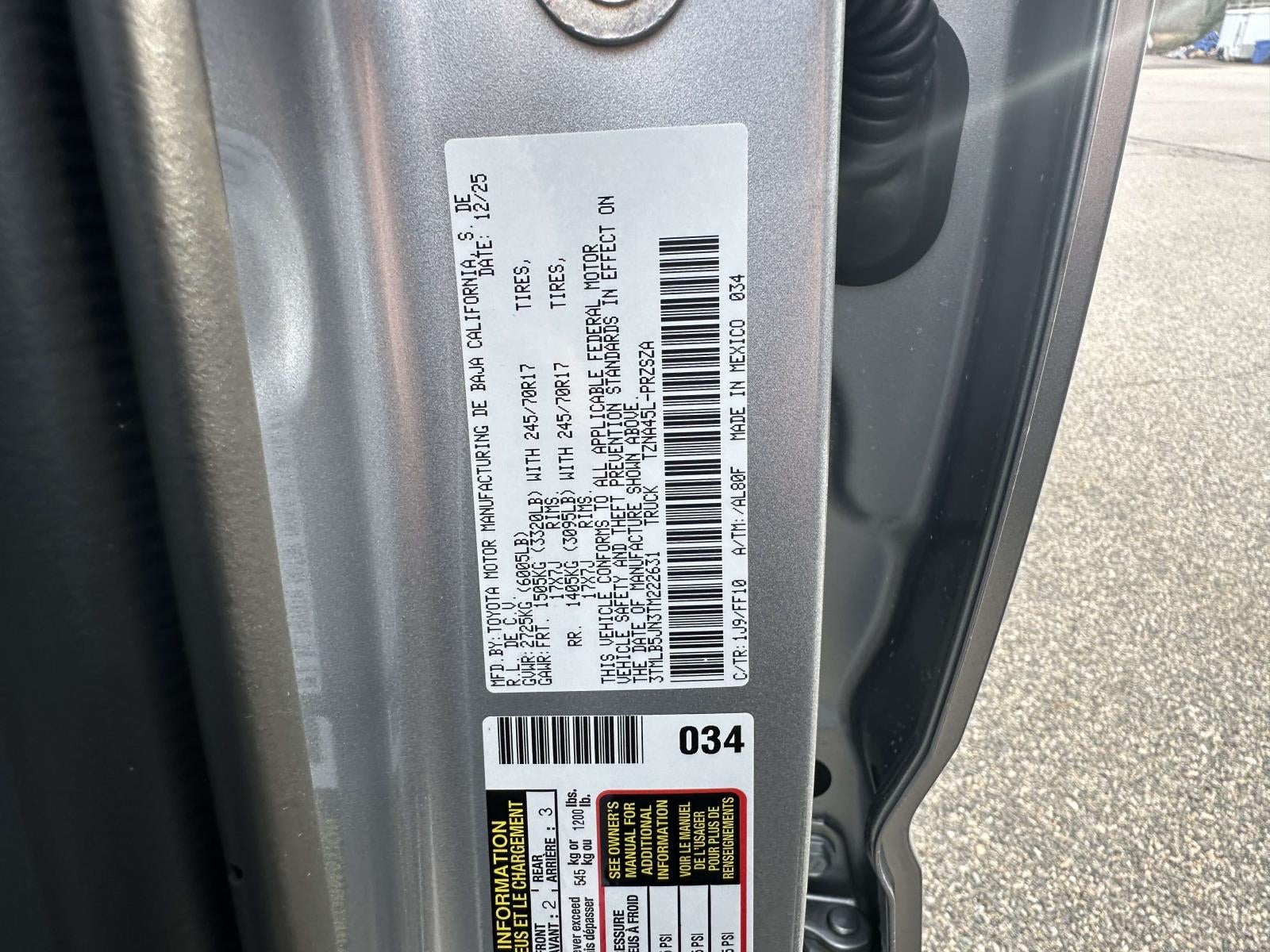 2026 Toyota Tacoma SR5