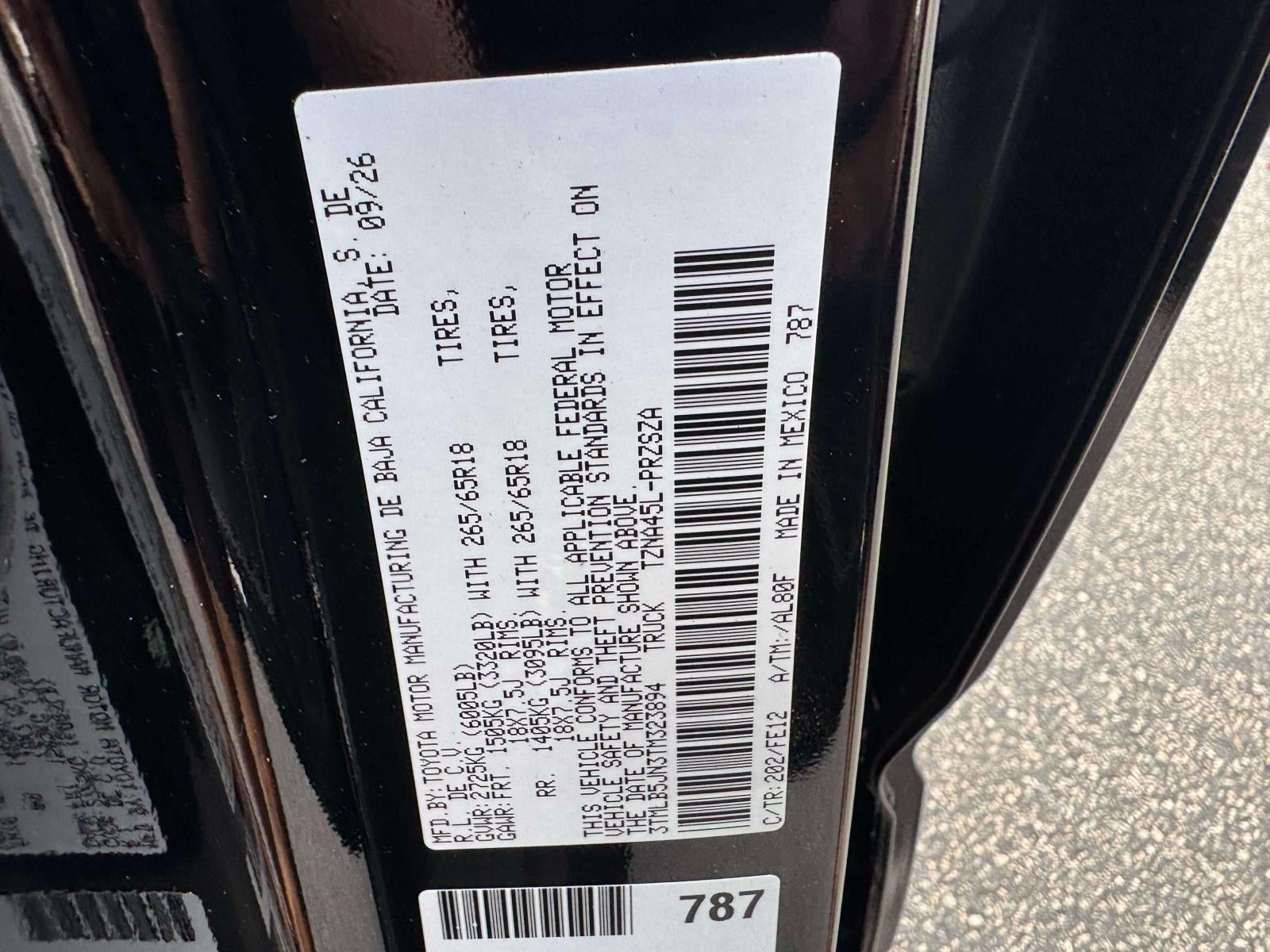 2026 Toyota Tacoma TRD Sport