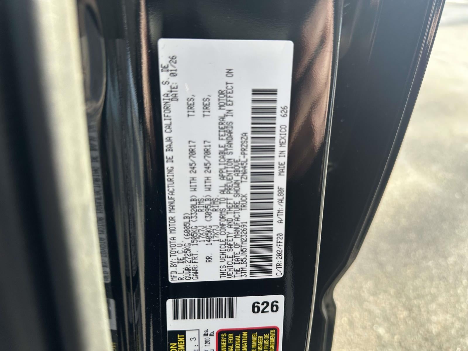 2026 Toyota Tacoma SR5