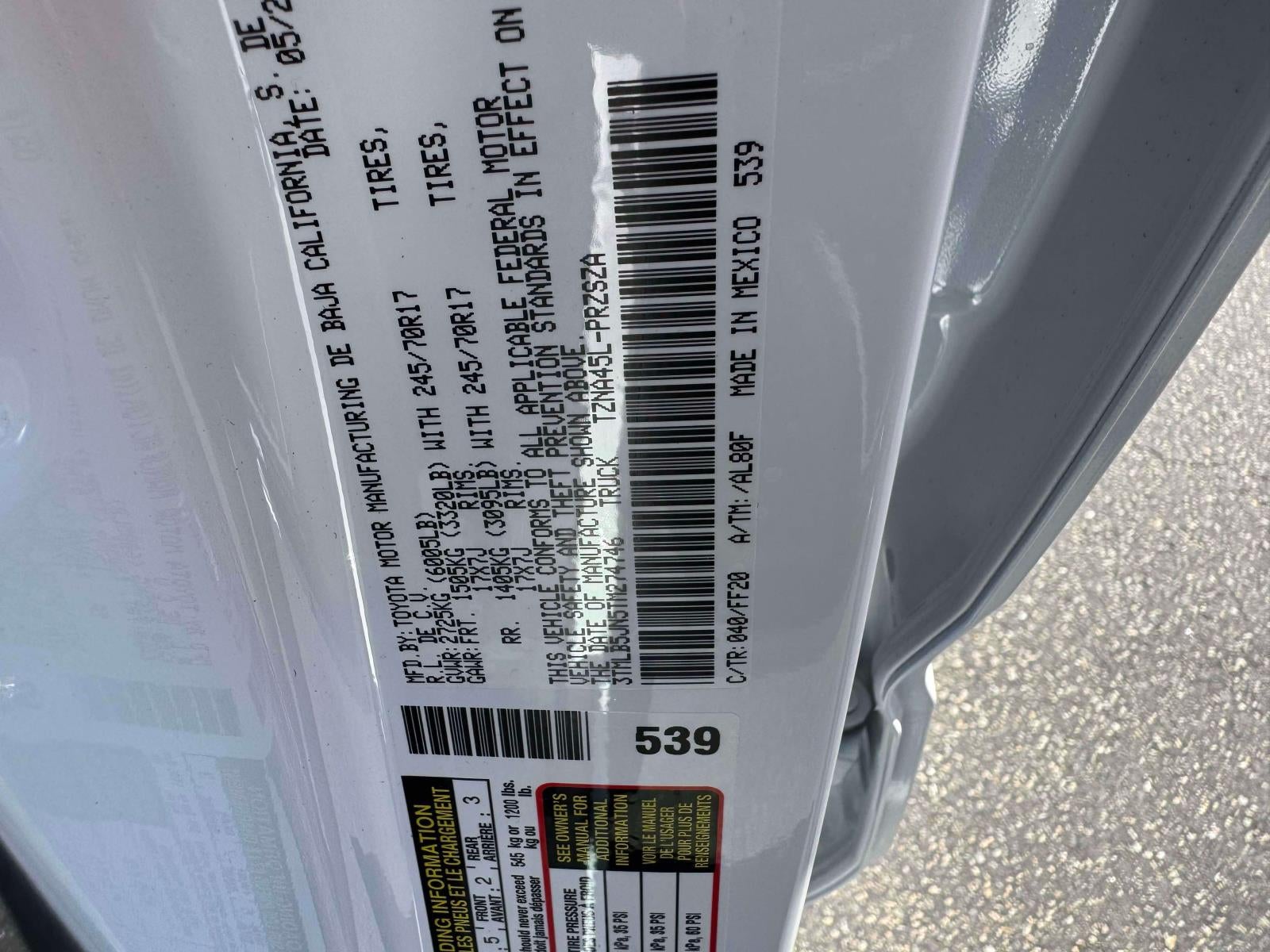 2026 Toyota Tacoma SR5