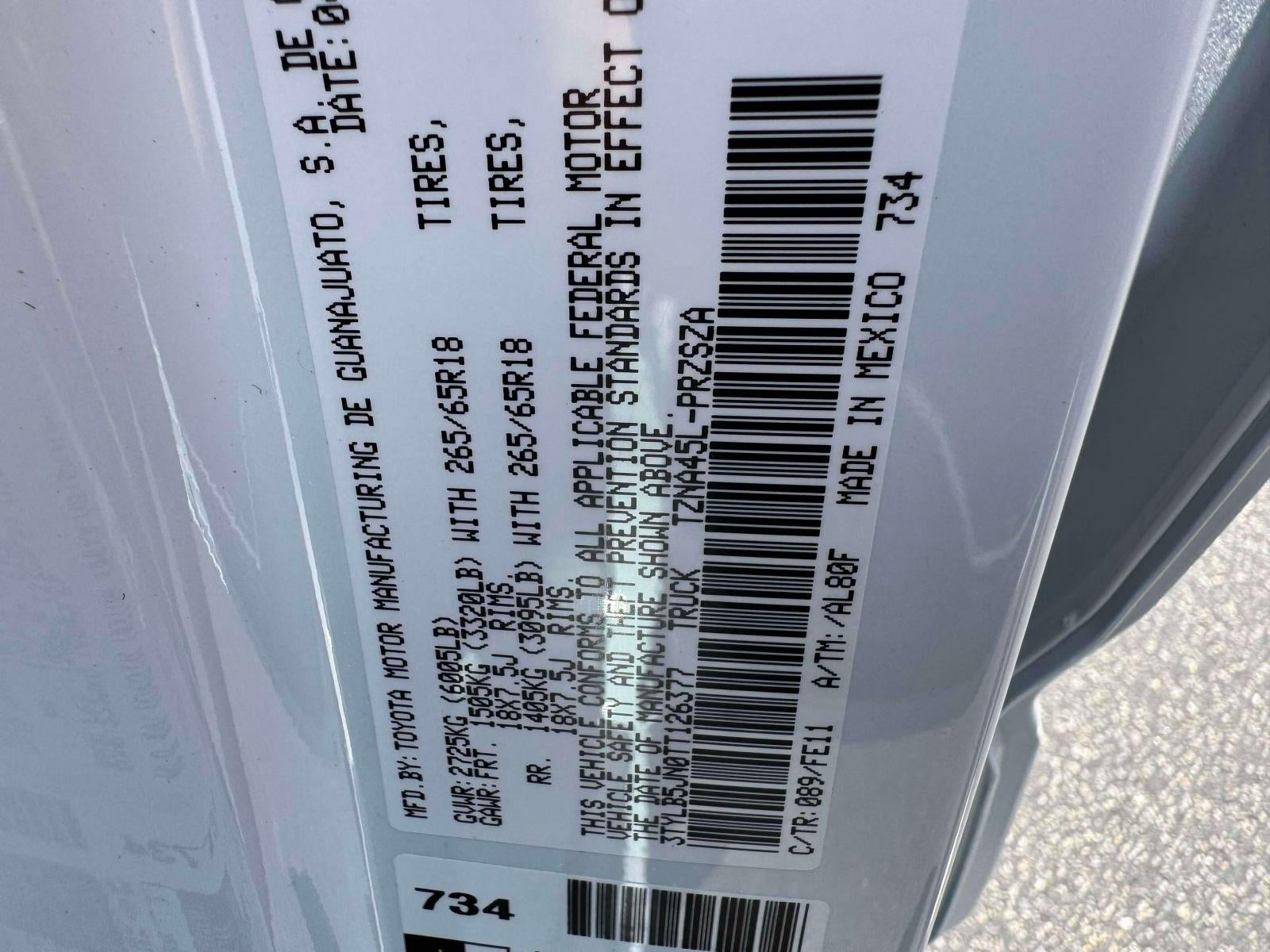 2026 Toyota Tacoma TRD Sport