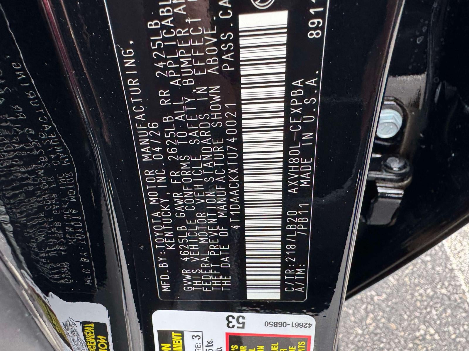 2026 Toyota Camry XSE