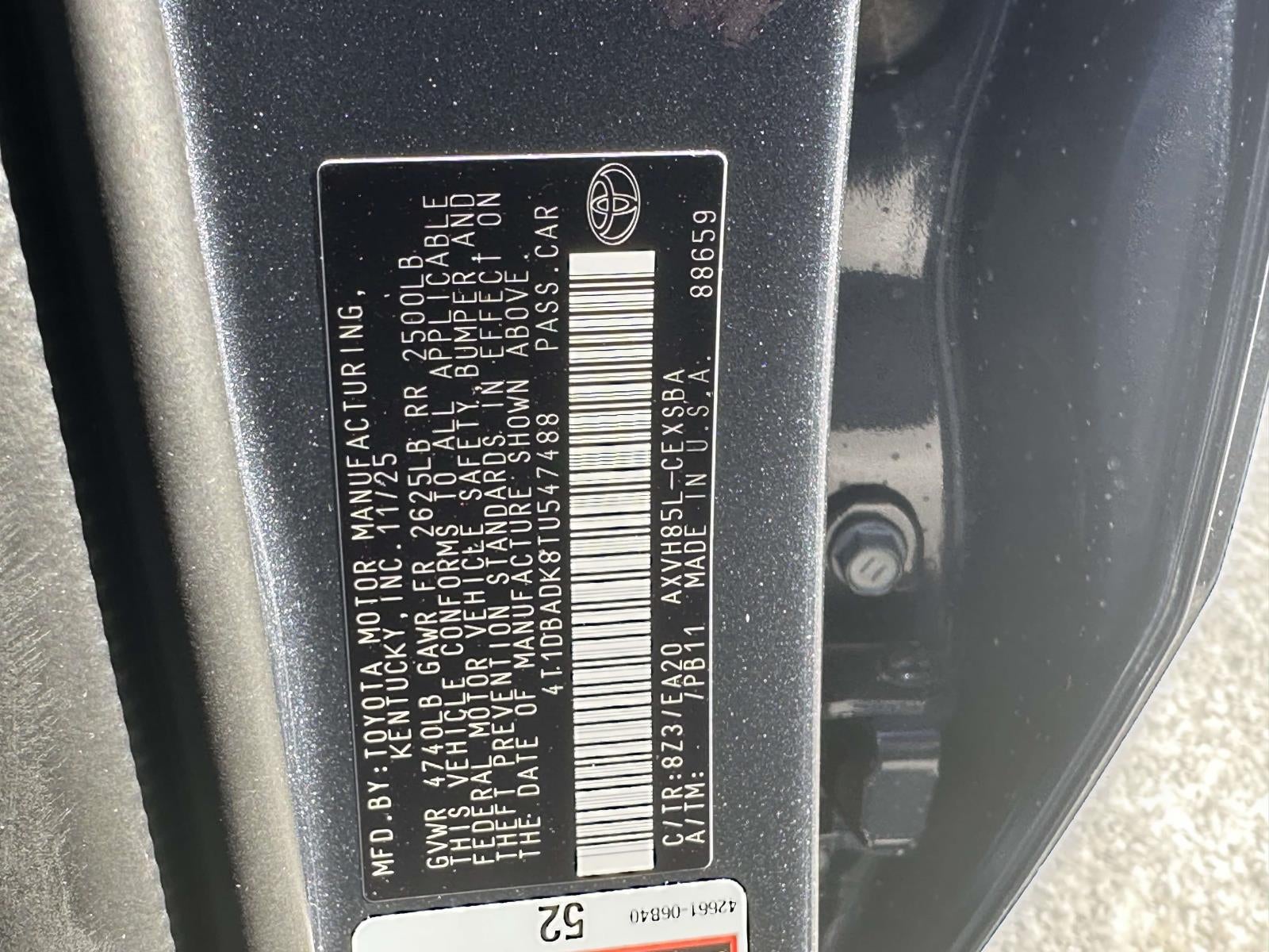 2026 Toyota Camry SE AWD