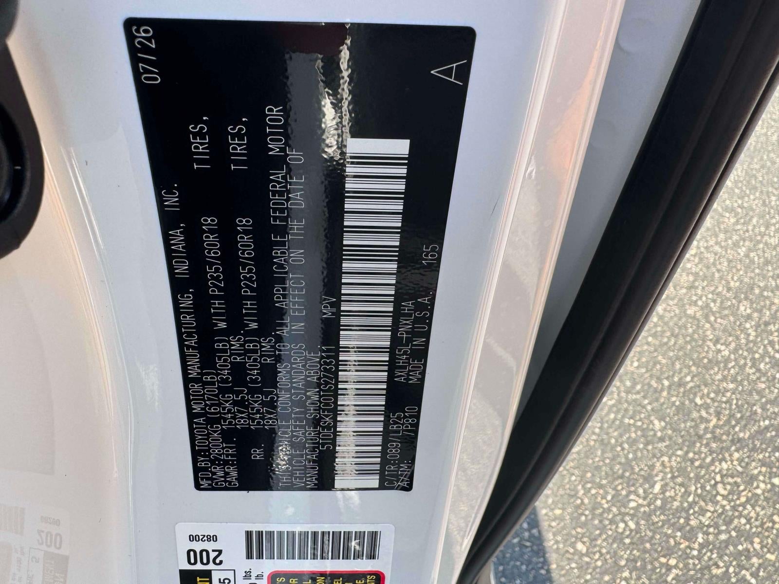 2026 Toyota Sienna Platinum