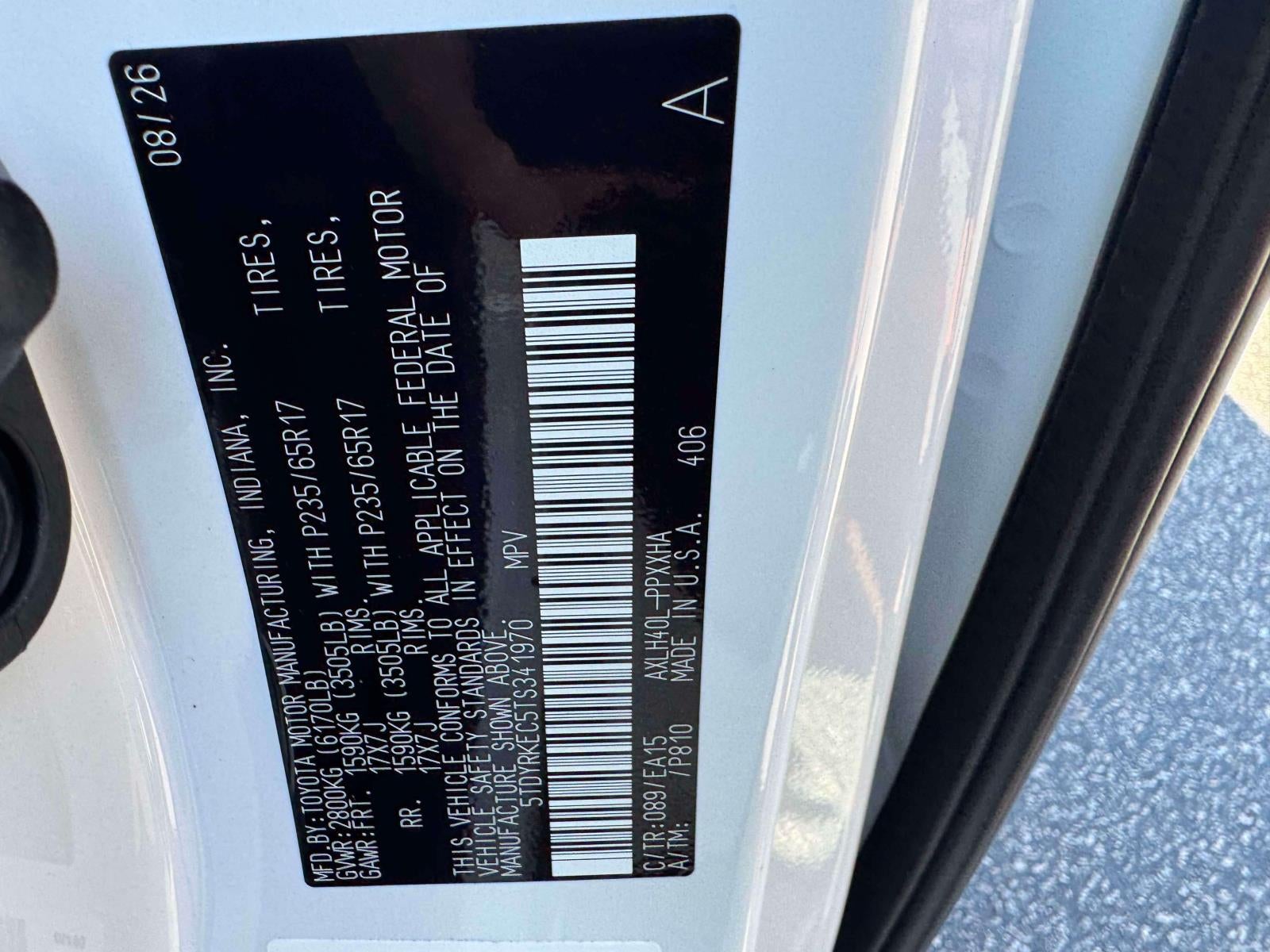 2026 Toyota Sienna XLE