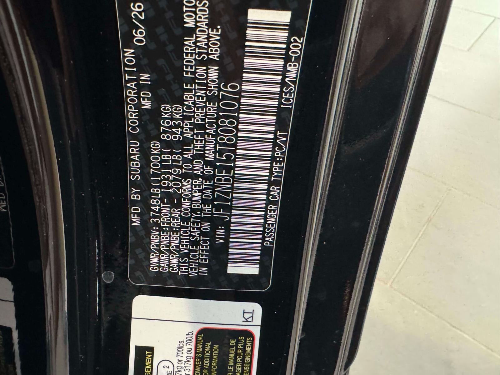 2026 Toyota GR86 Premium AT