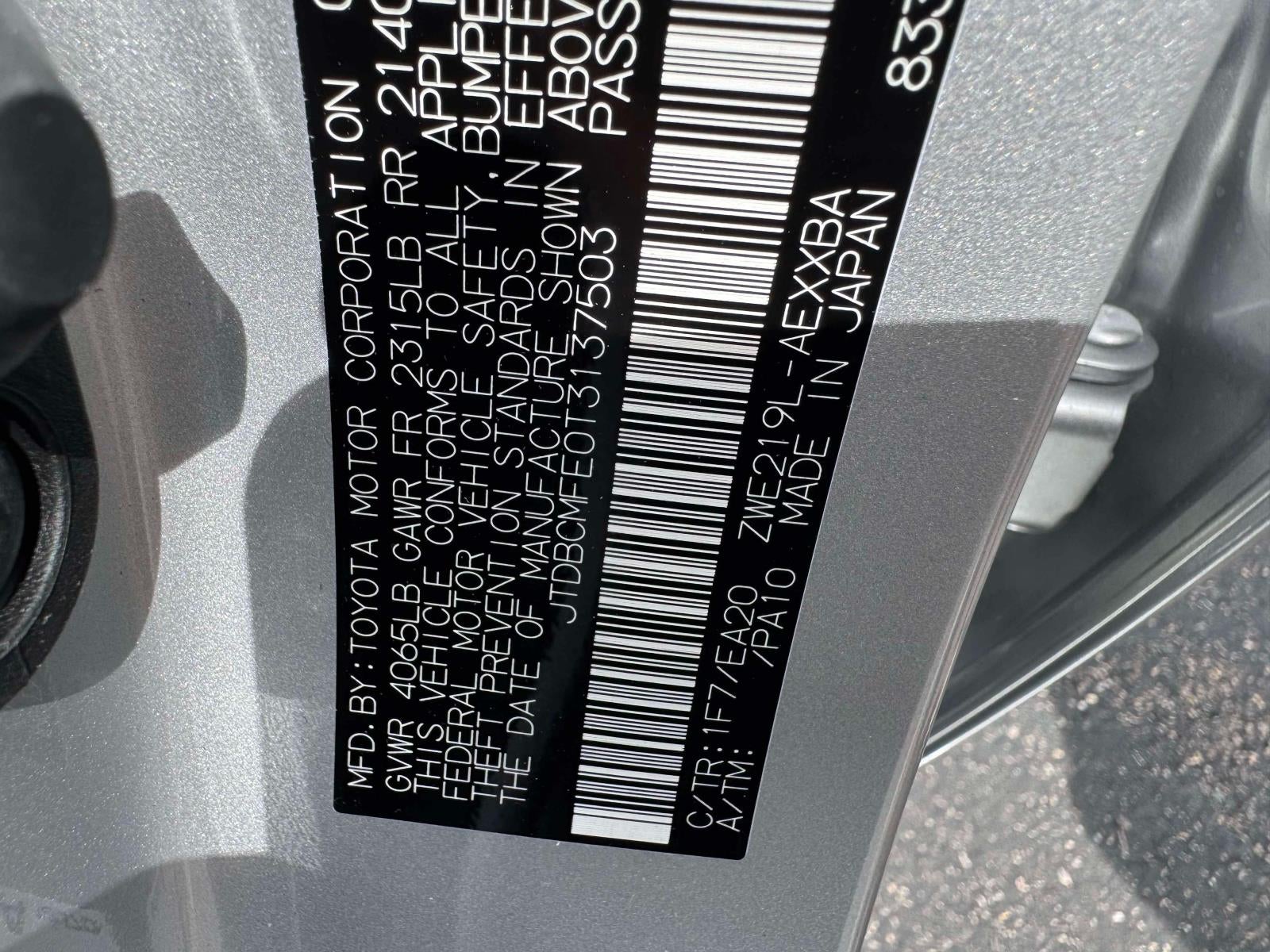 2026 Toyota Corolla Hybrid XLE