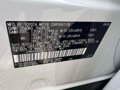 2026 Toyota C-HR SE