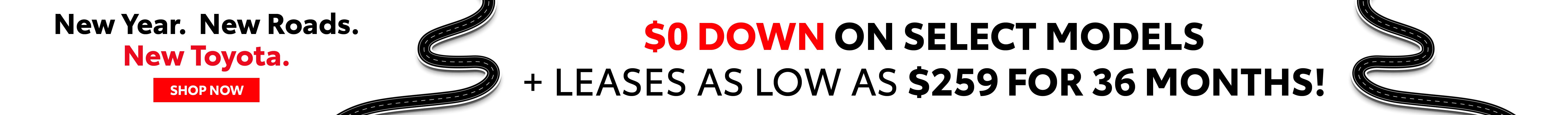 Toyota World of Clinton NovLease Banner Desktop