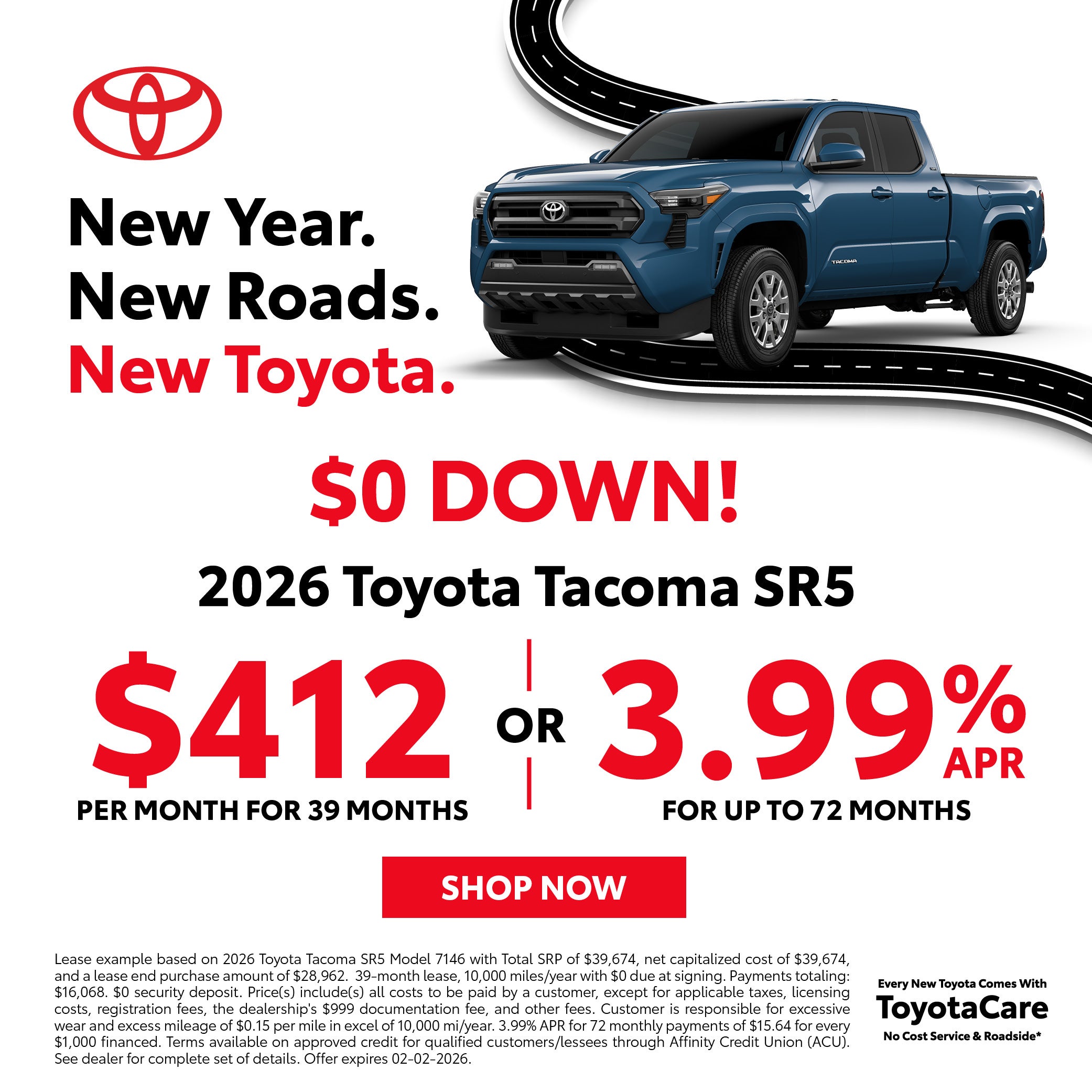 Tacoma Lease
