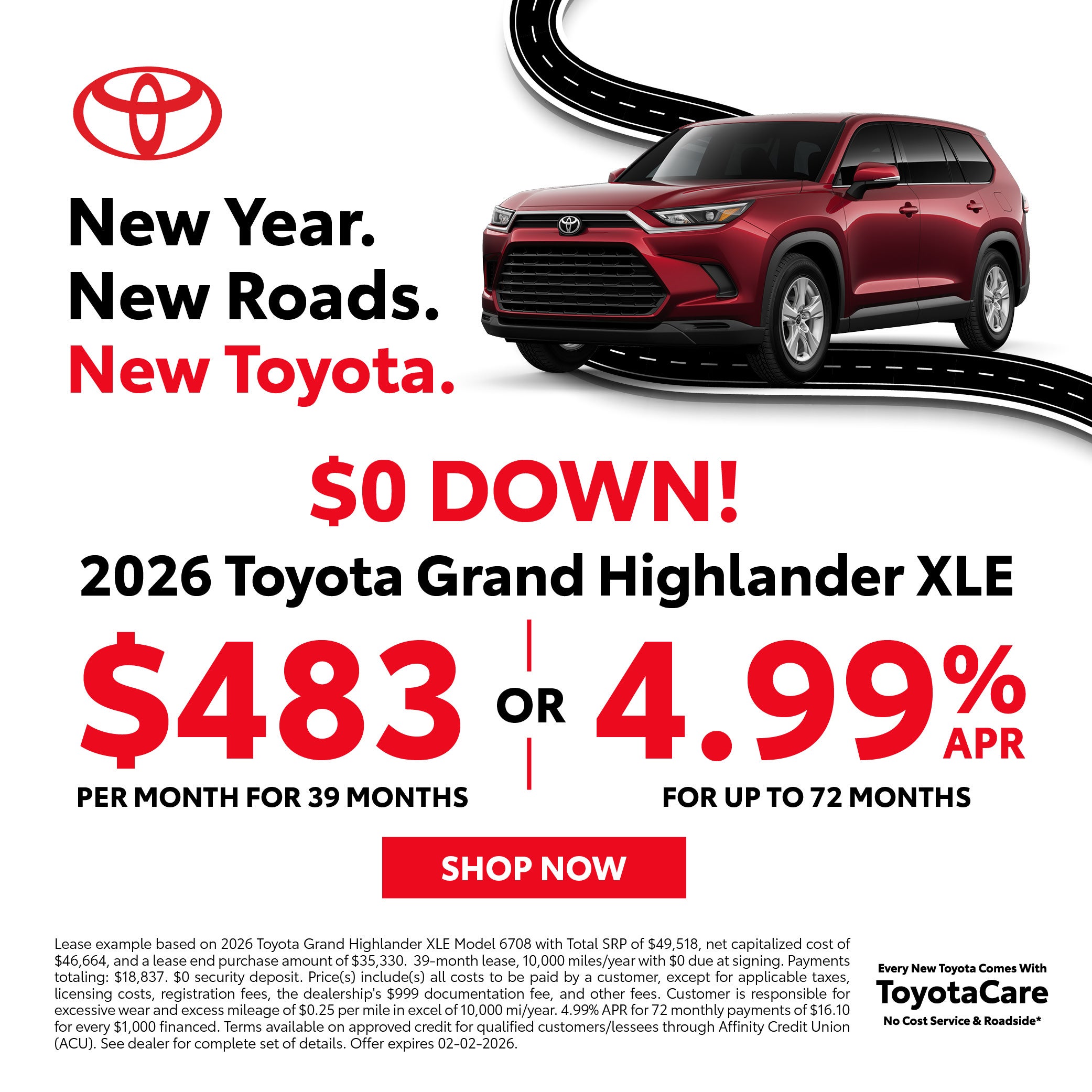 Grand Highlander Lease