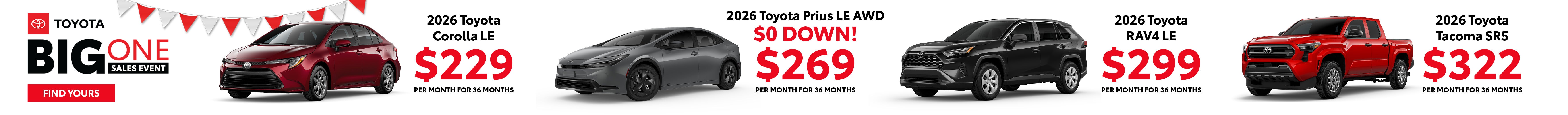 Toyota World of Clinton NovLease Banner Desktop